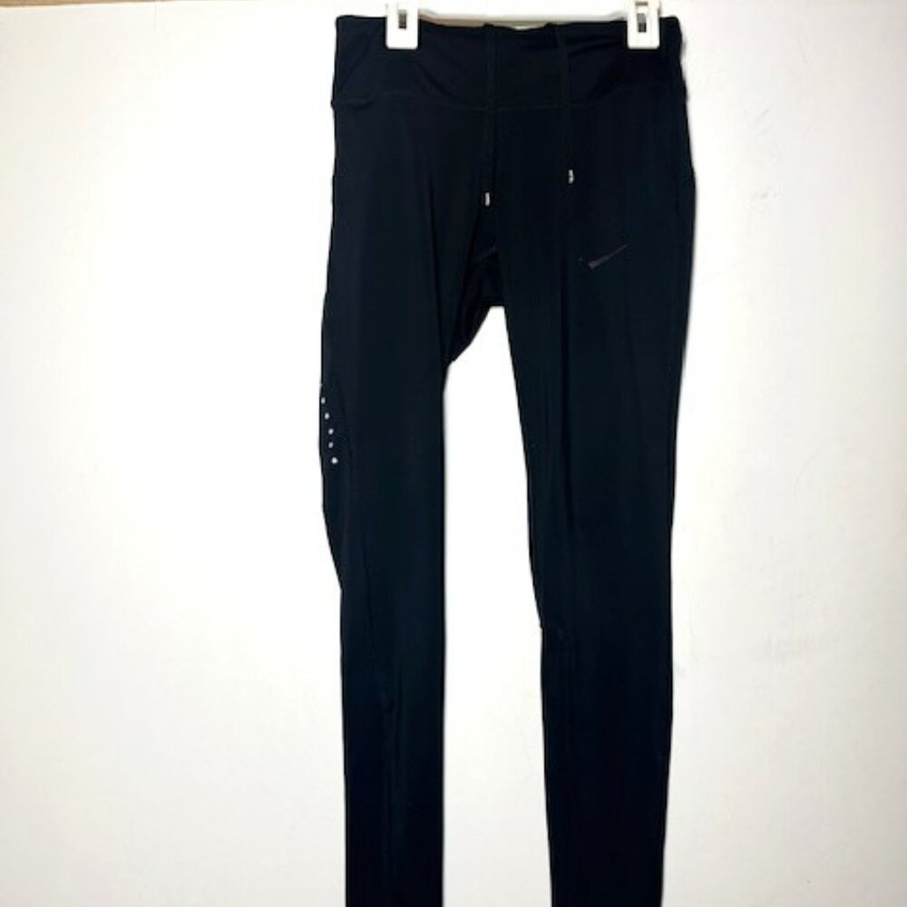Nike 56323‎ Women's Full Length Legging 05553 Black Pants Sz XS